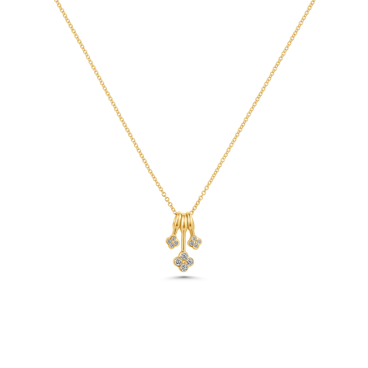 Flower Charms Necklace