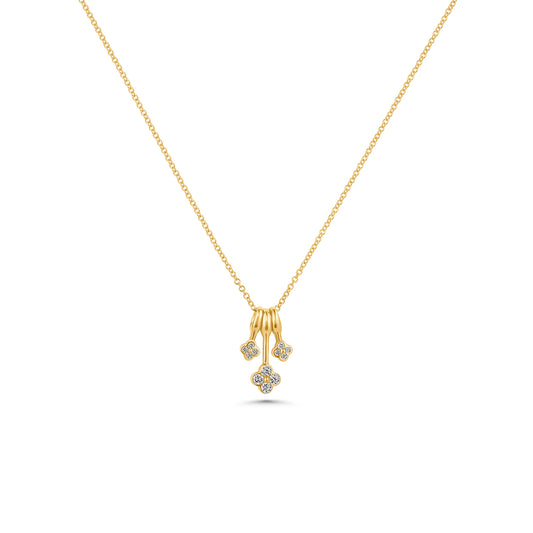 Flower Charms Necklace