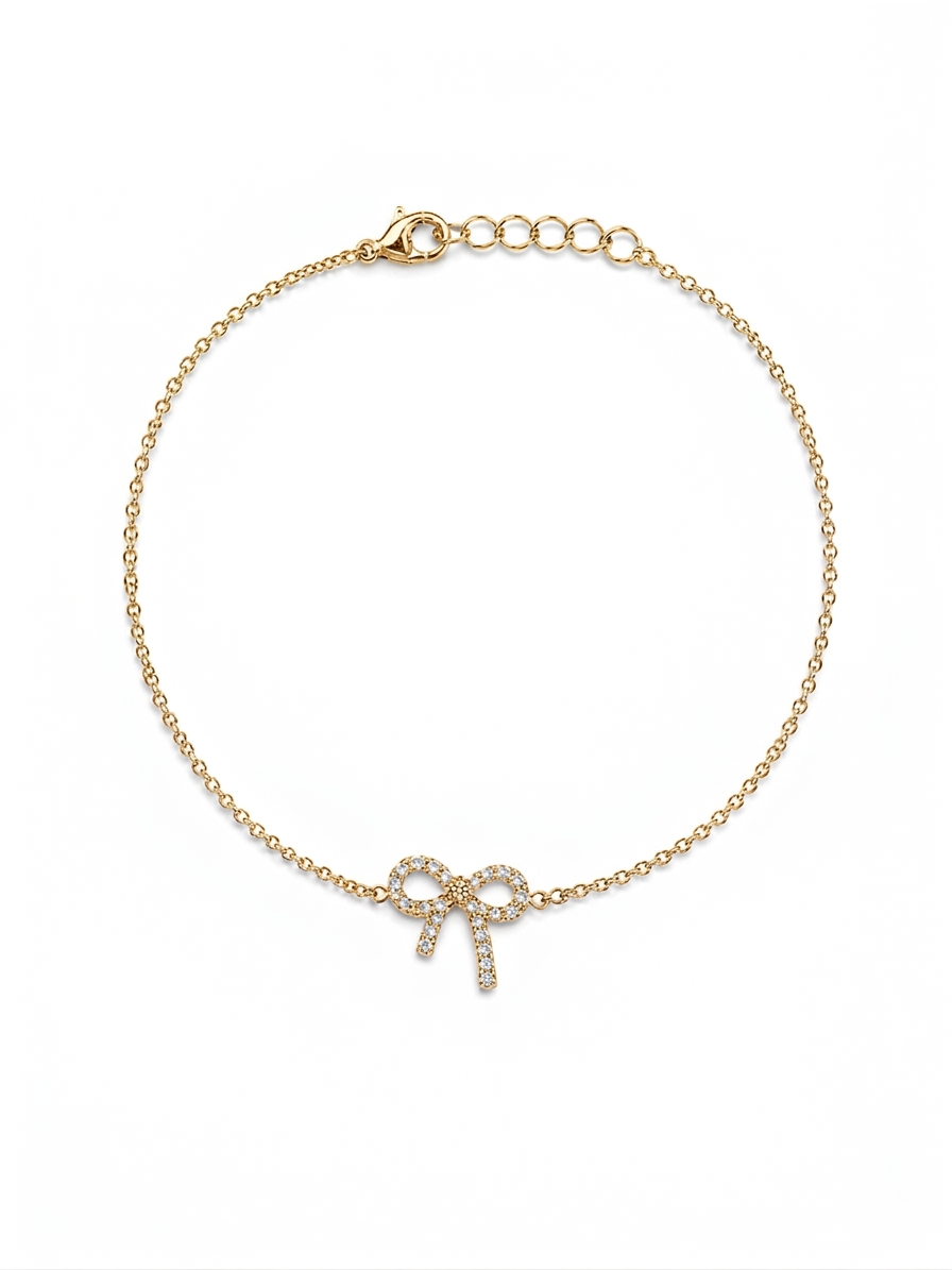 Bow Tie Diamond Bracelet