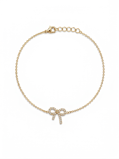Bow Tie Diamond Bracelet
