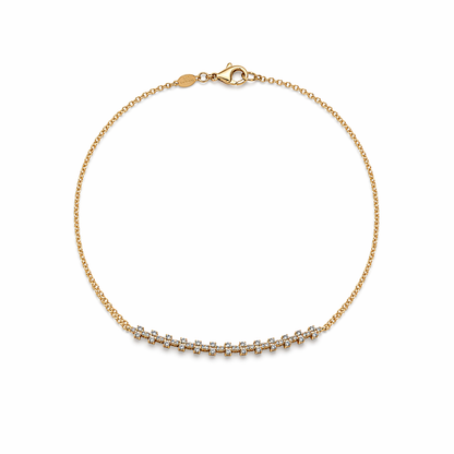 Diamond Pattern Chain Bracelet