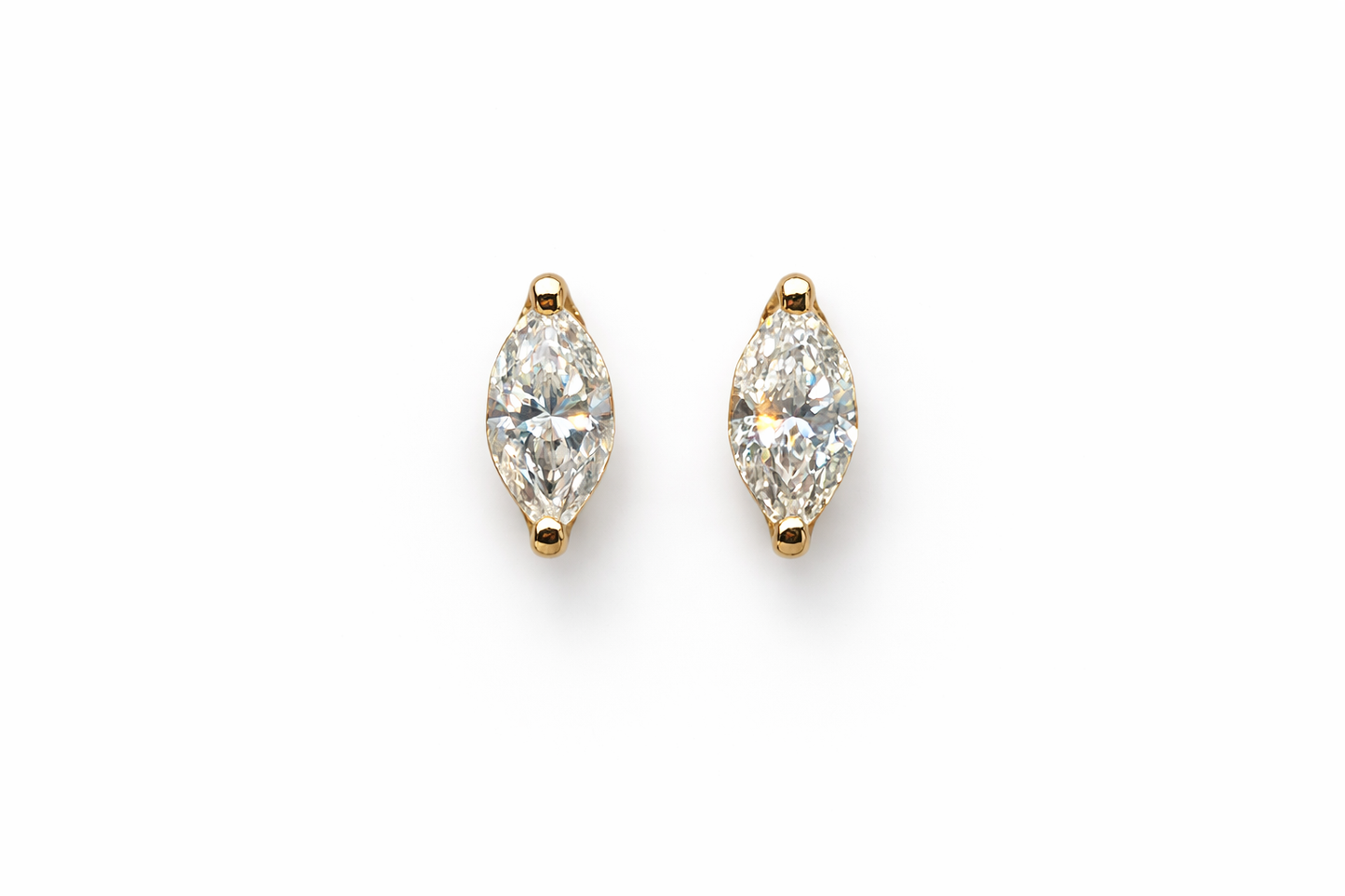 Marquise Diamond Studs
