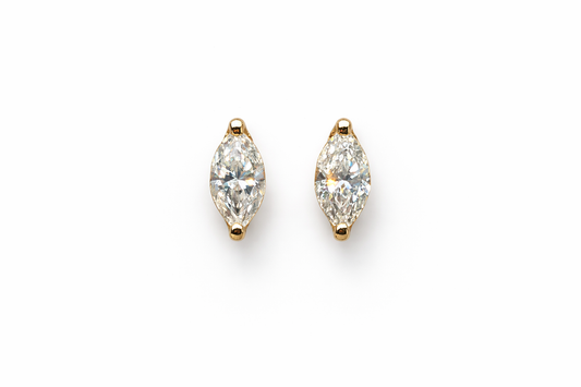 Marquise Diamond Studs