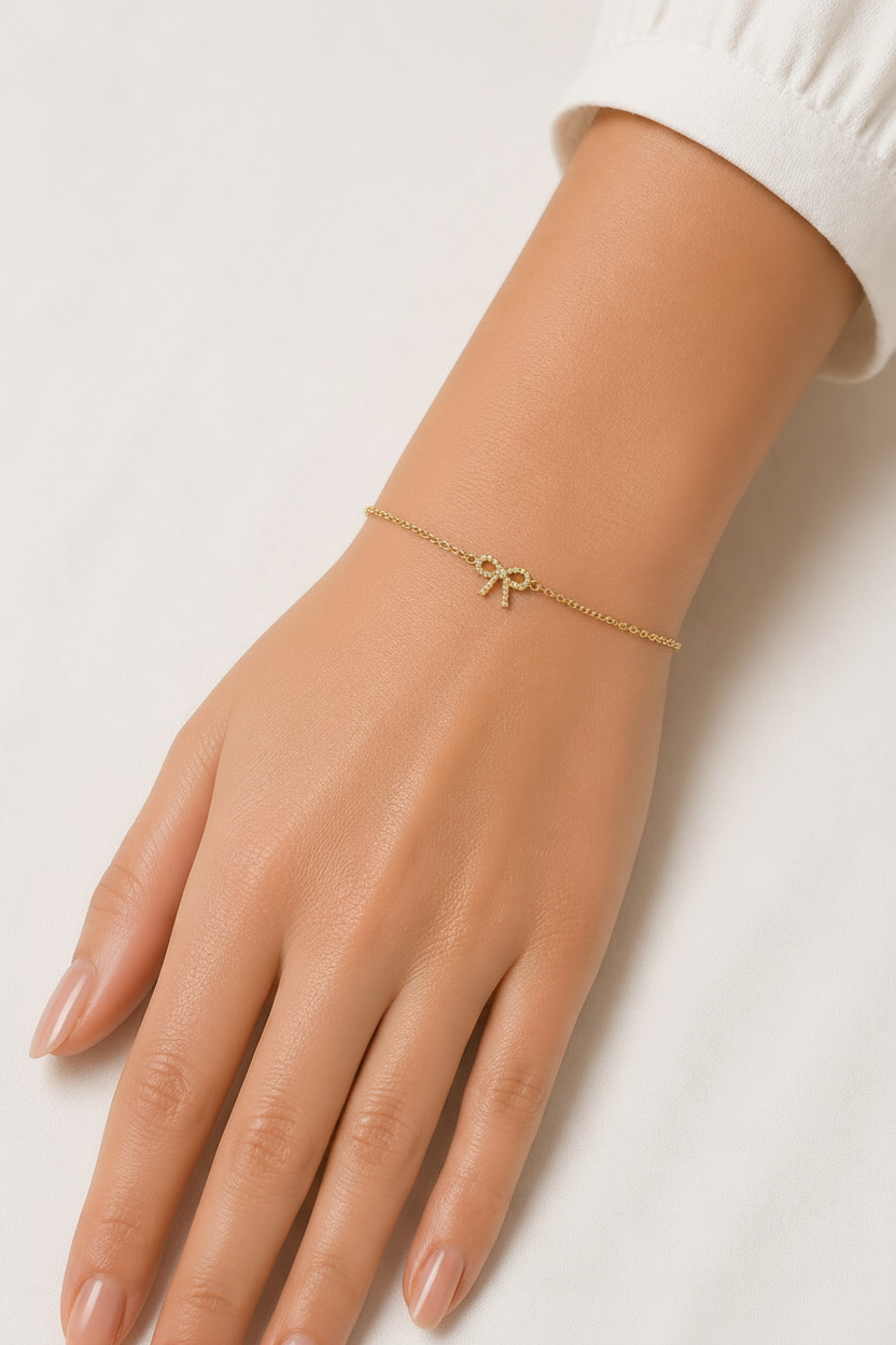 Bow Tie Diamond Bracelet