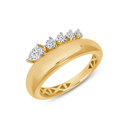 Chunky Diamond Accent Band