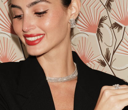 The Sunset Pavé Earrings