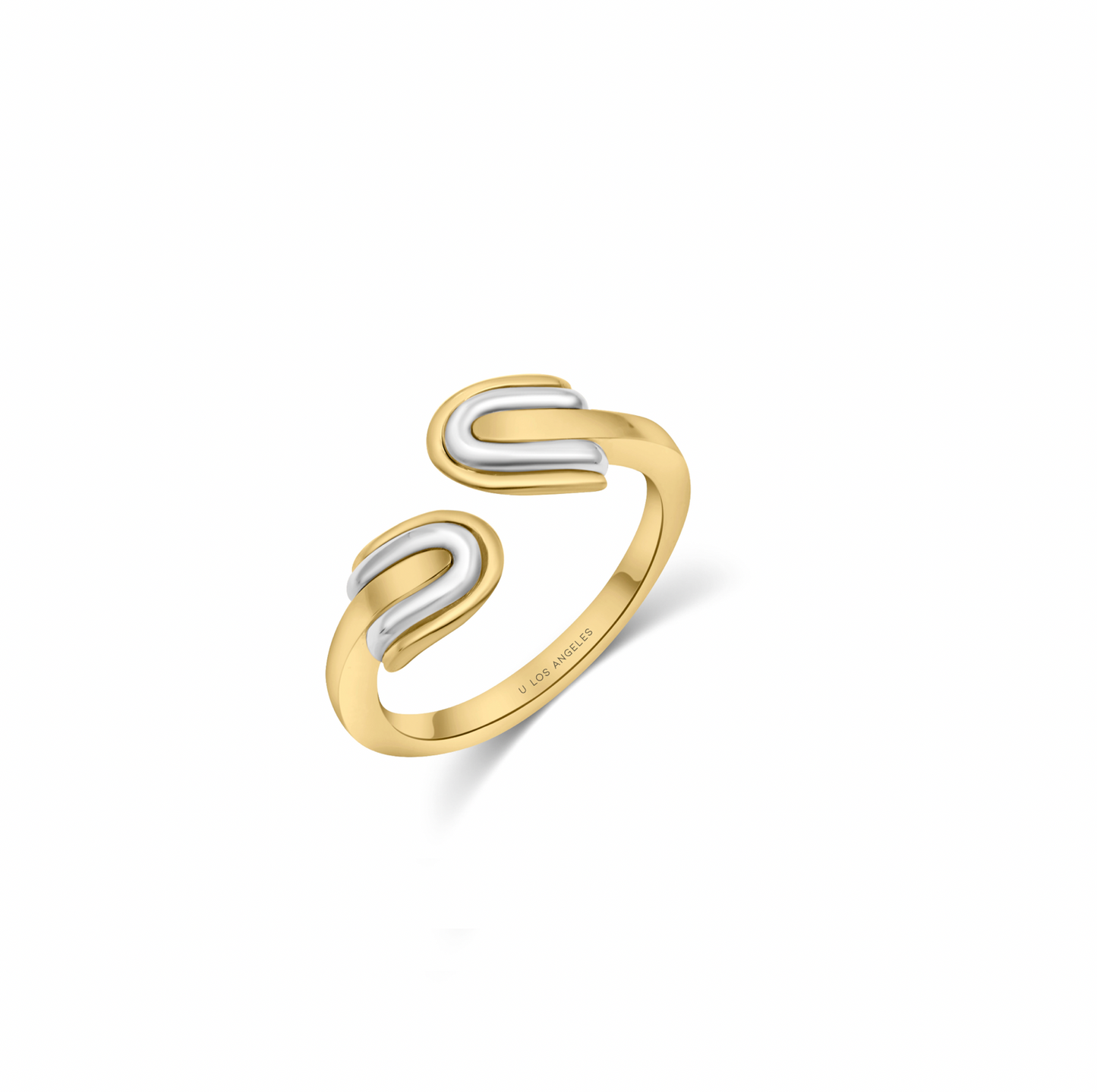 U Duo Twisted Ring