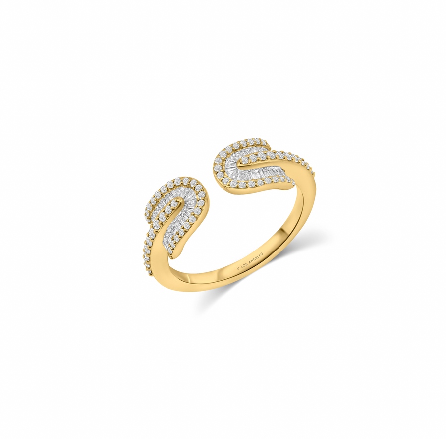 U Duo Baguette Ring