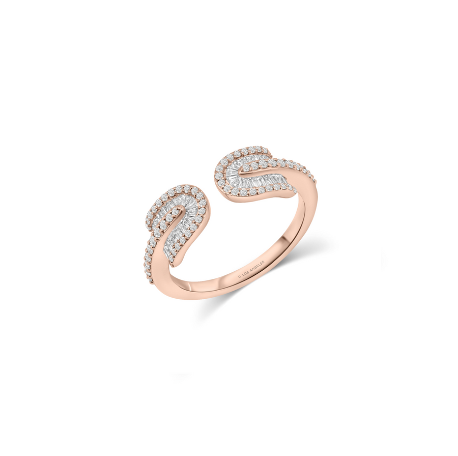 U Duo Baguette Ring