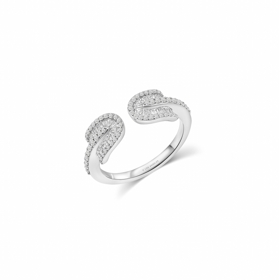 U Duo Baguette Ring