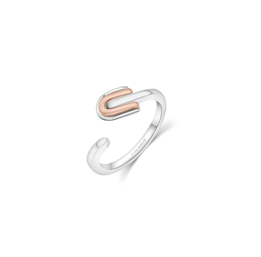 U Solo Twisted Ring