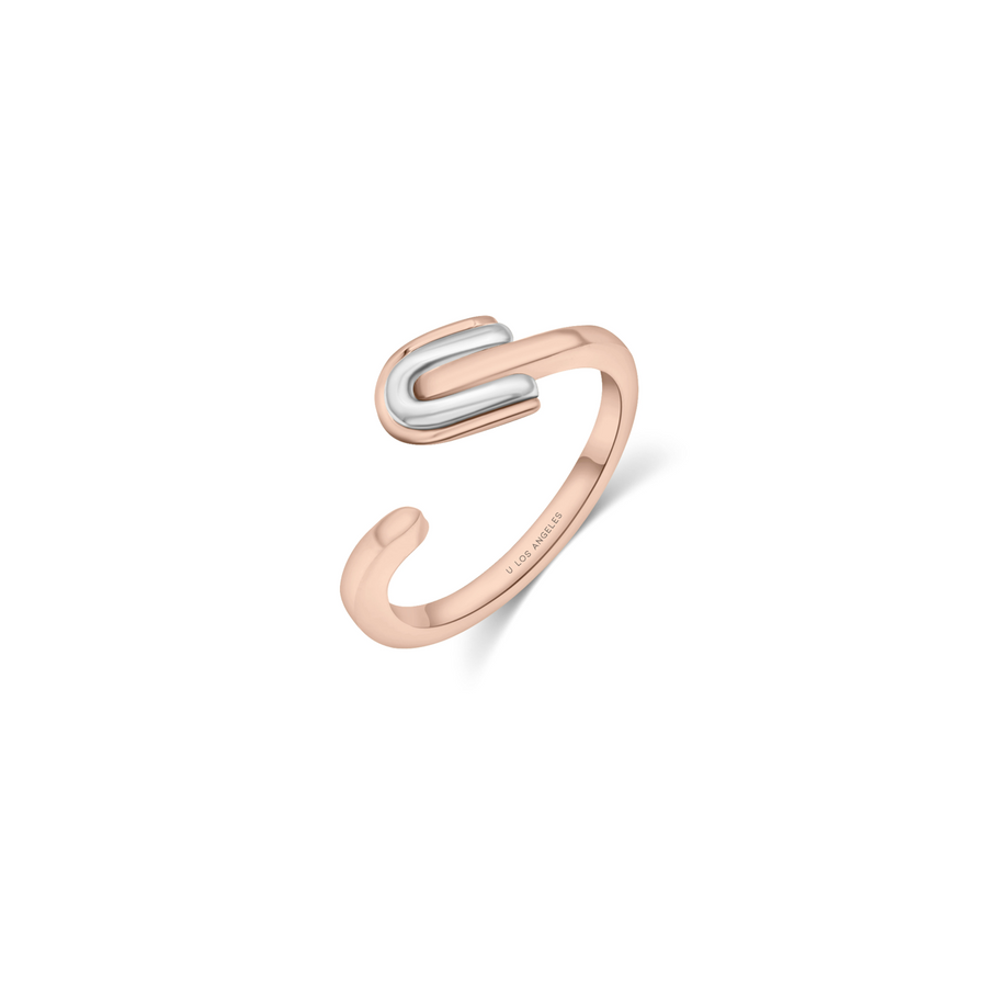 U Solo Twisted Ring