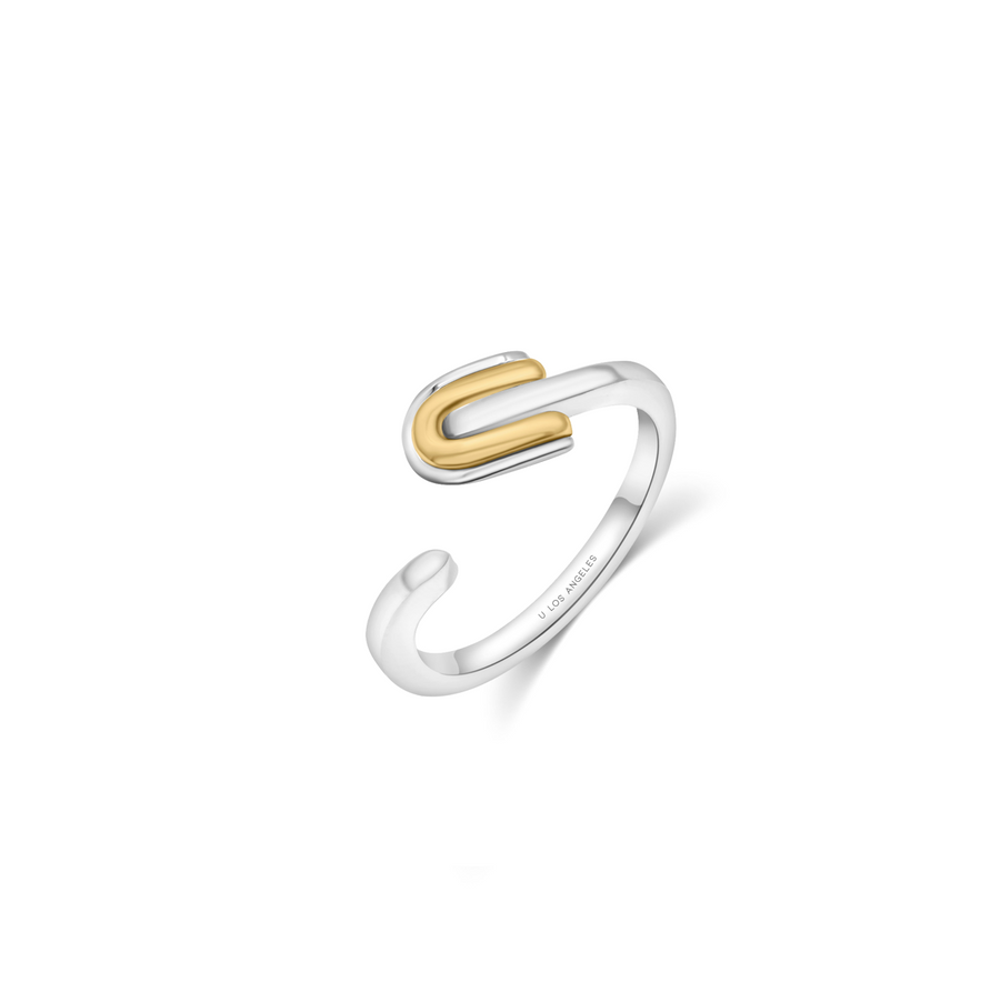 U Solo Twisted Ring