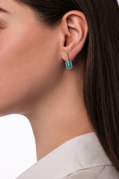 U Drop Earrings