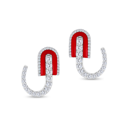 U Huggie Earrings
