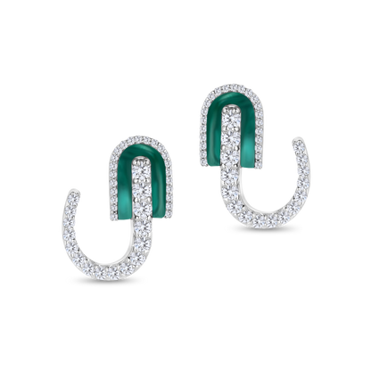 U Huggie Earrings
