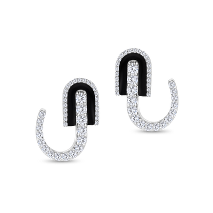 U Huggie Earrings