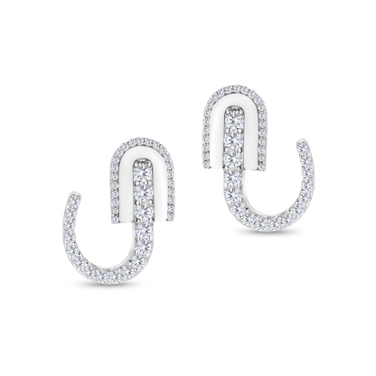 U Huggie Earrings