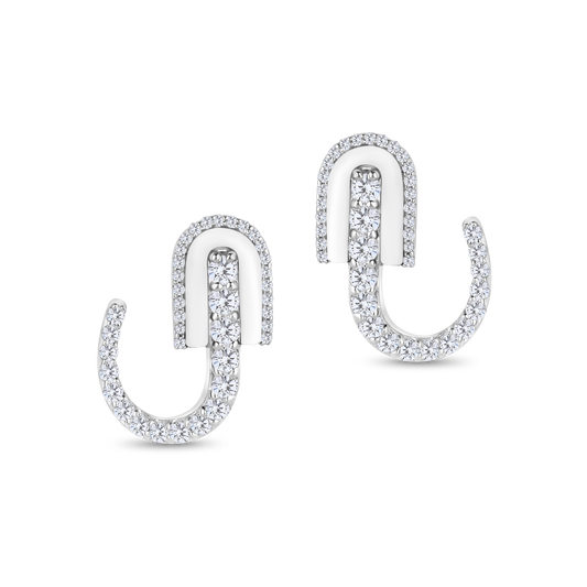 U Huggie Earrings