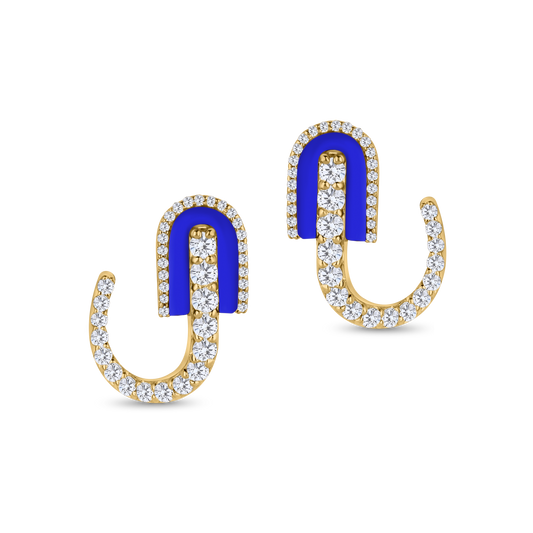 U Huggie Earrings