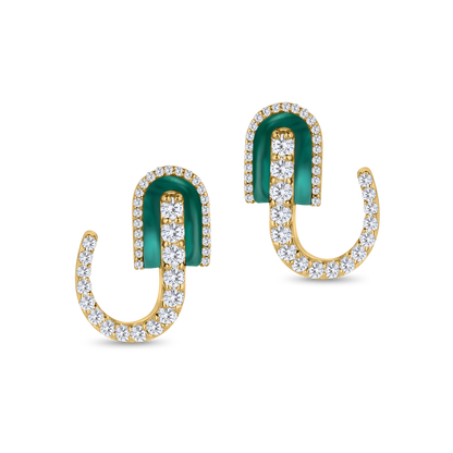 U Huggie Earrings