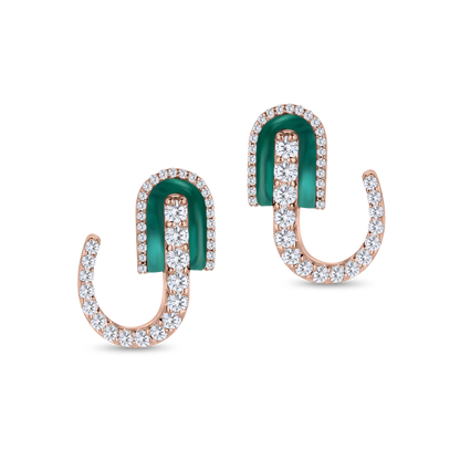 U Huggie Earrings