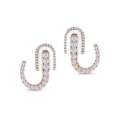 U Huggie Earrings