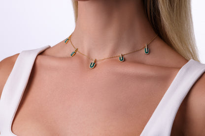 U Stacked Necklace