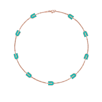 Necklace with turquoise 