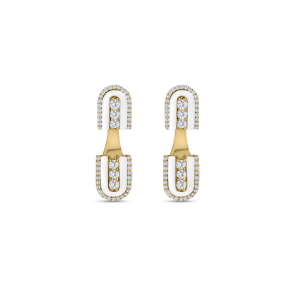 U Floating Studs Earrings