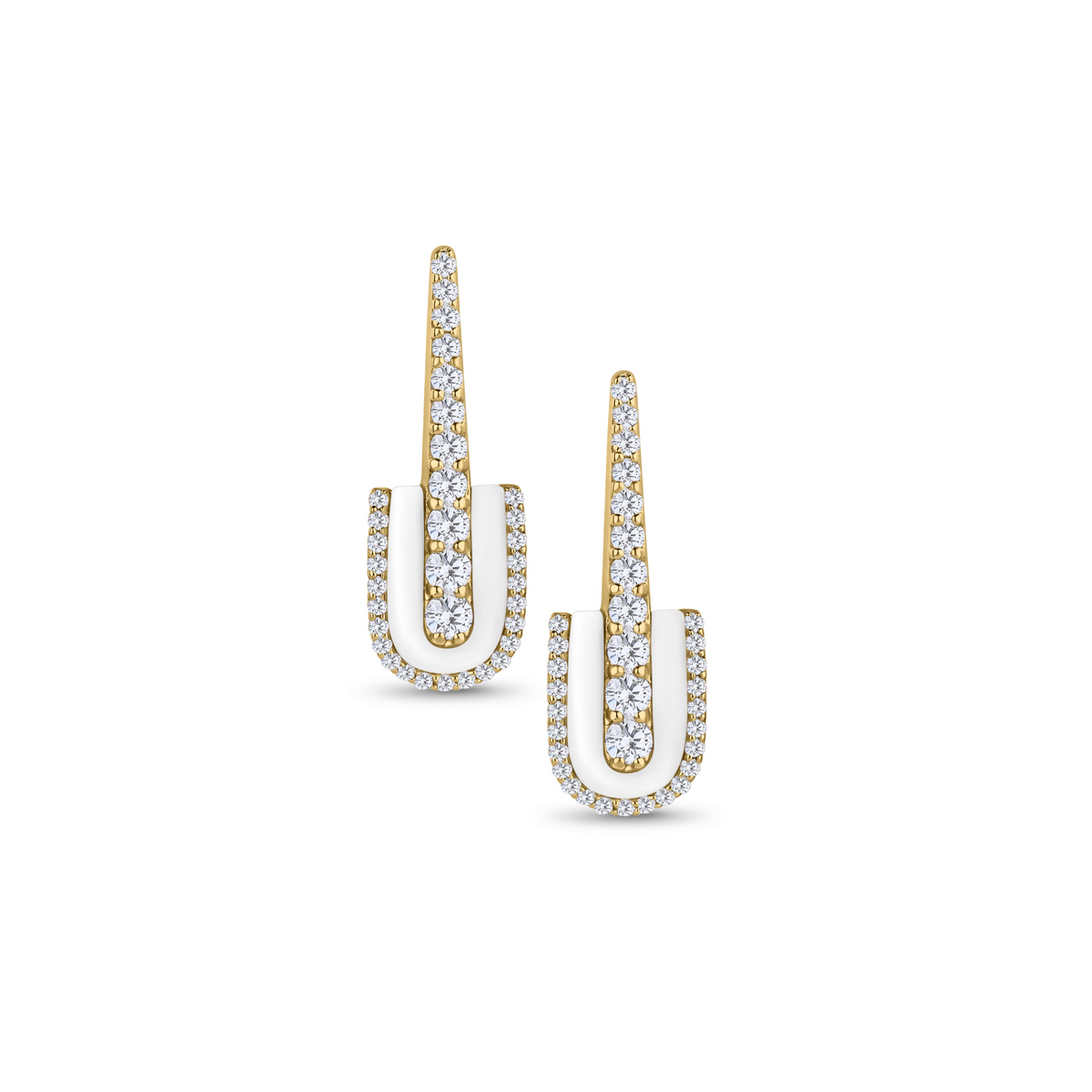 U Drop Earrings