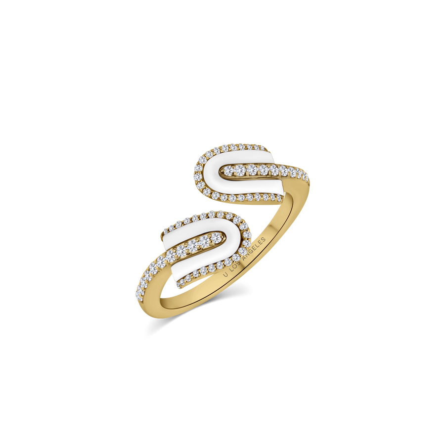 U Duo Twisted Ring
