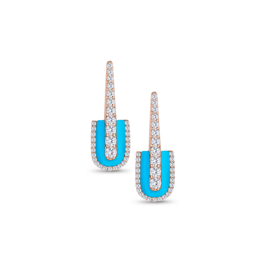 U Drop Earrings