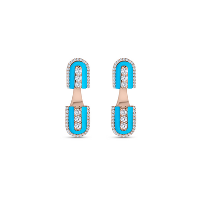 U Floating Studs Earrings