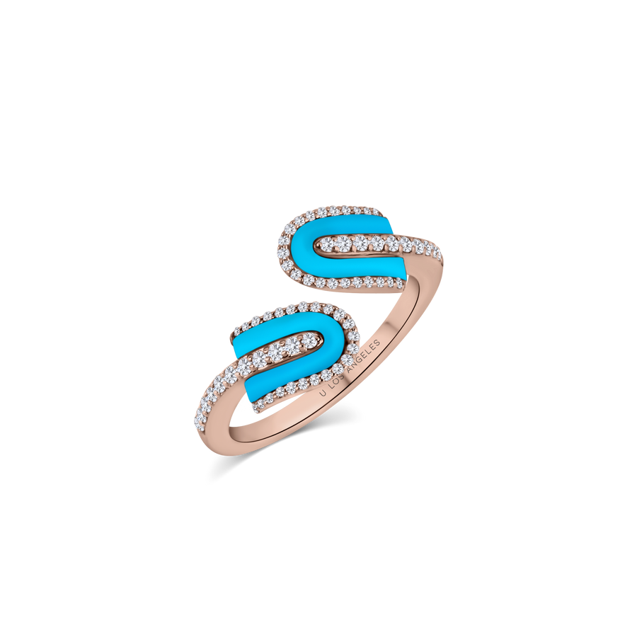 U Duo Twisted Ring
