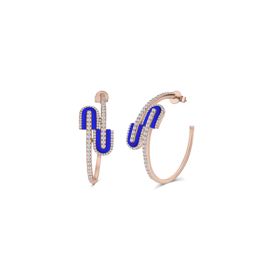 U Hoops Midi Earrings