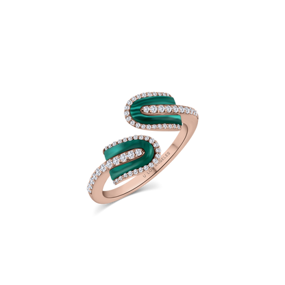 U Duo Twisted Ring