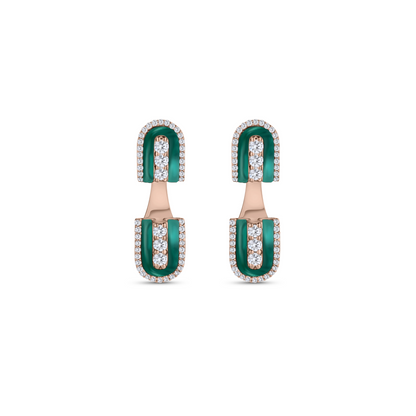 U Floating Studs Earrings