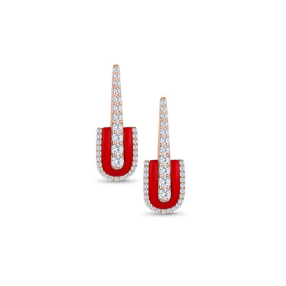 U Drop Earrings