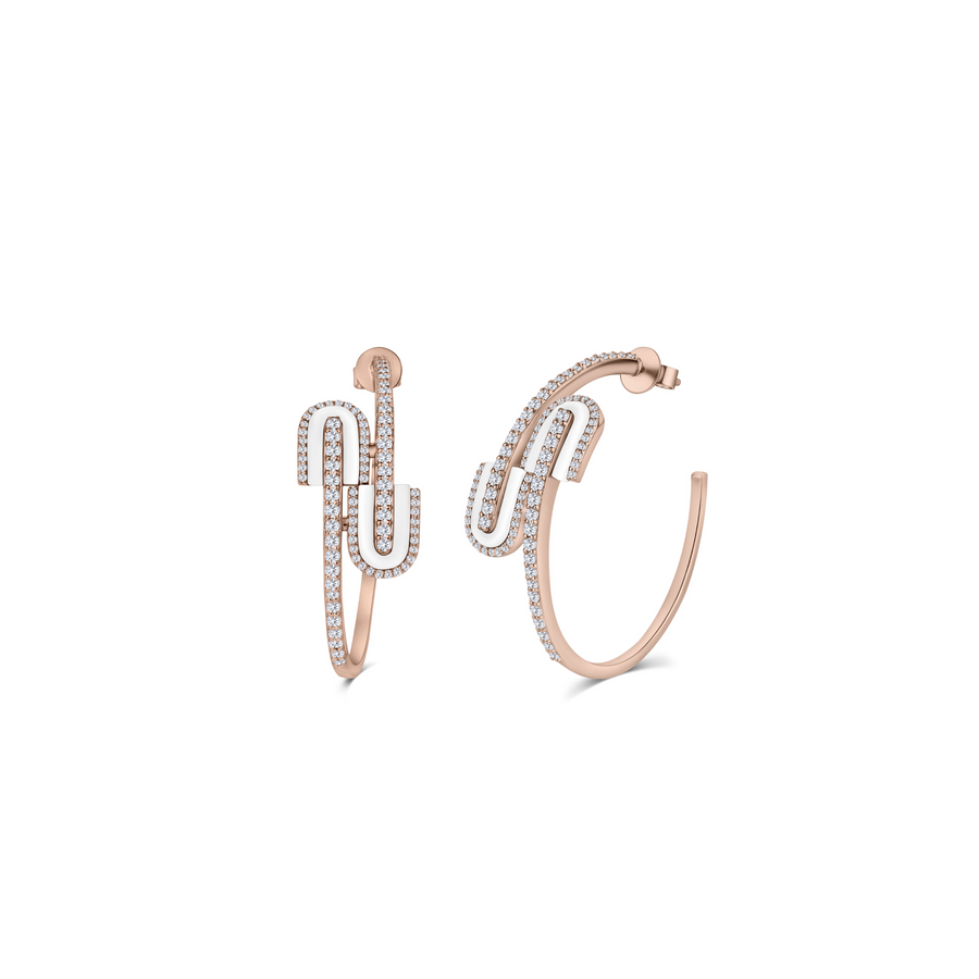 U Hoops Midi Earrings