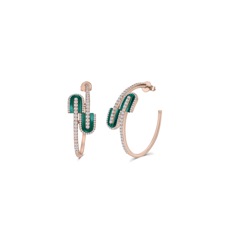 U Hoops Midi Earrings