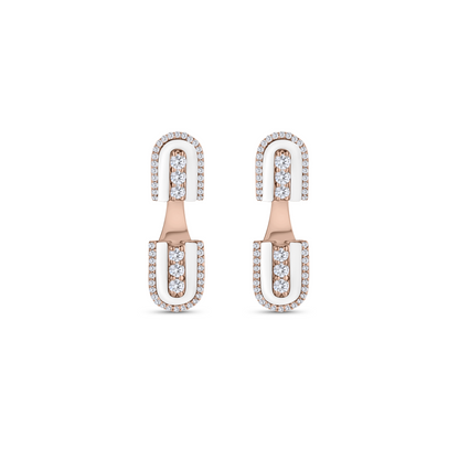 U Floating Studs Earrings