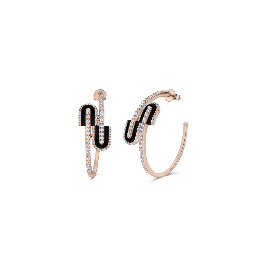 U Hoops Midi Earrings