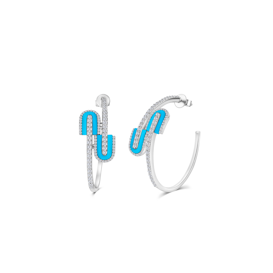 U Hoops Midi Earrings