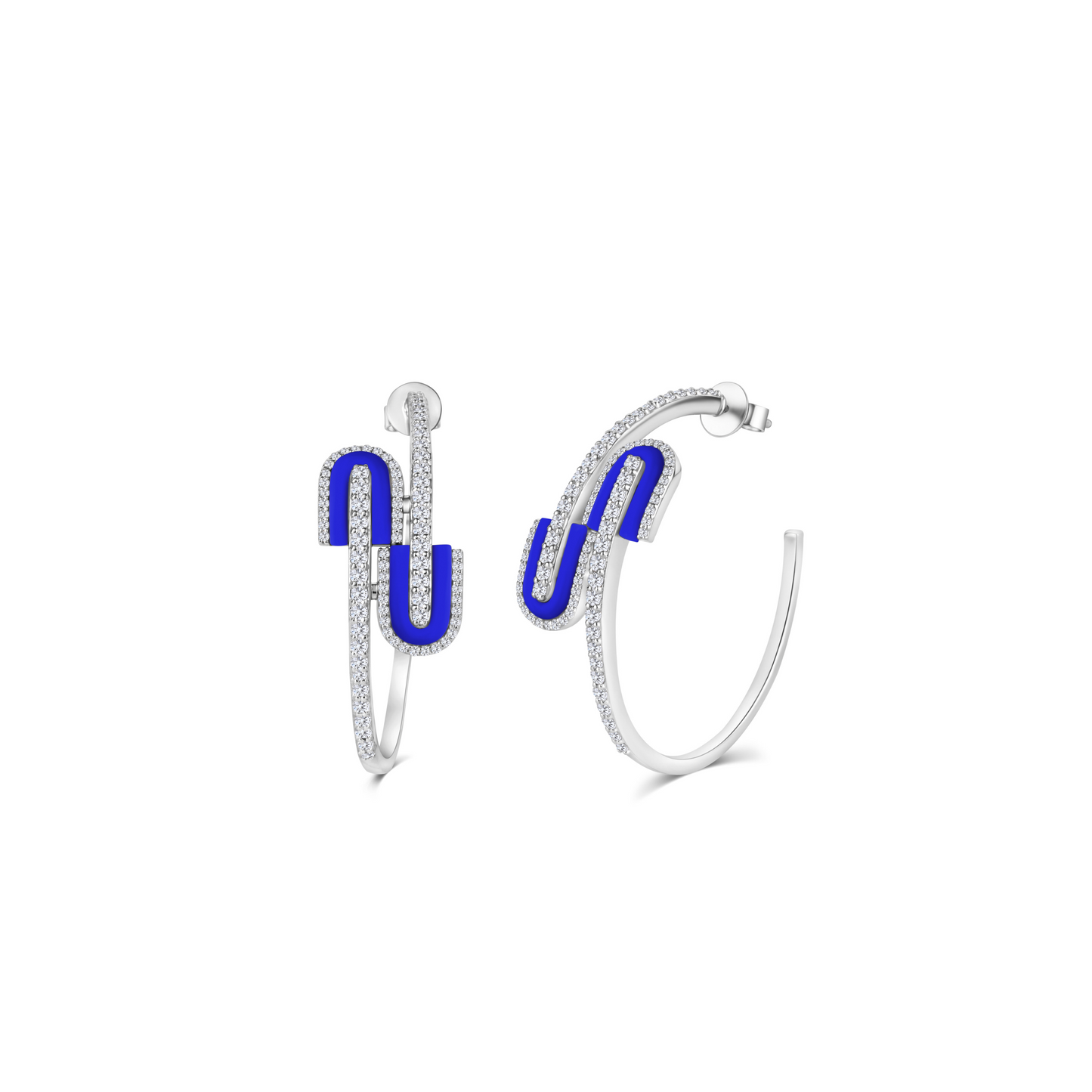 U Hoops Midi Earrings