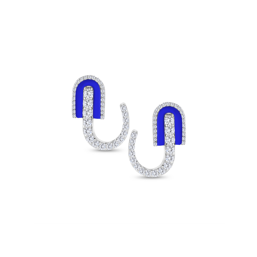 U Huggie Earrings