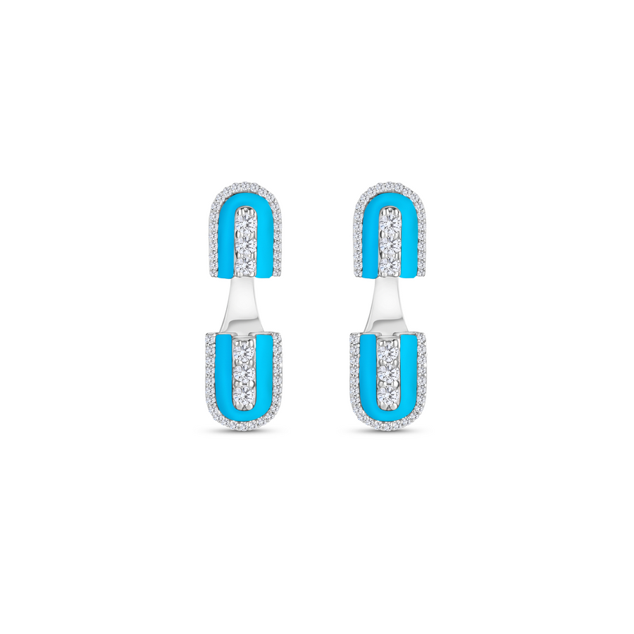 U Floating Studs Earrings