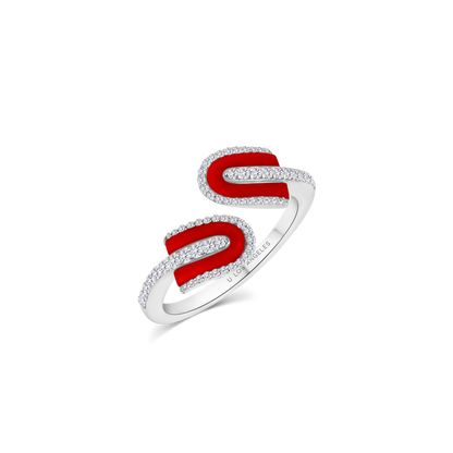 U Duo Twisted Ring