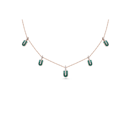 U Stacked Necklace
