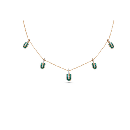 U Stacked Necklace